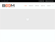 Tablet Screenshot of boomeventsource.com